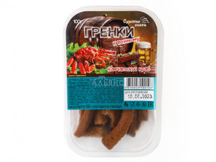 Треска соломка: Сурские гренки Камчатский краб (100 гр)