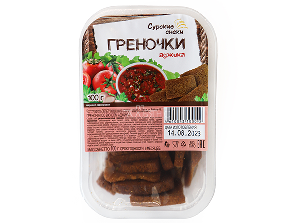 Сурские гренки с Аджикой (100 гр) в Дзержинске
