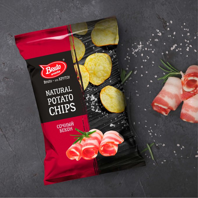 Картофель «Бруто» со вкусом бекона 130 гр. в Дзержинске